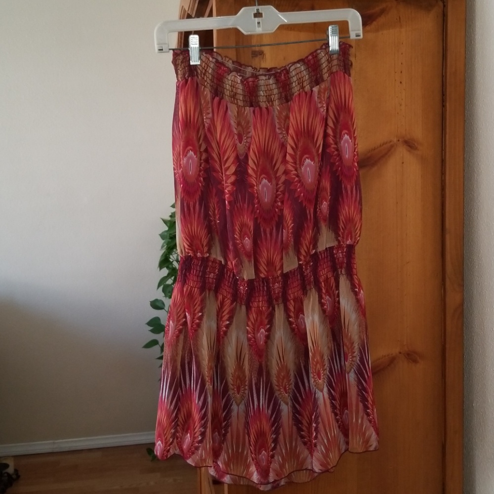 Strapless short dress